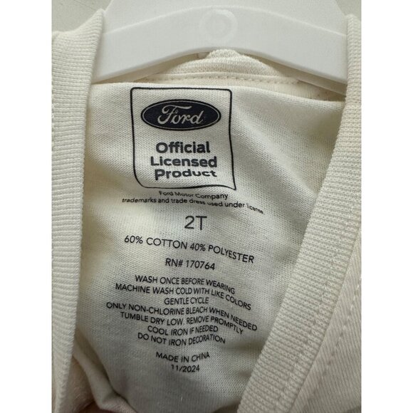 Hello Kitty 2T Green & White Striped Romper Ford Bronco Toddler Outfit 2T NWT - Picture 9 of 9